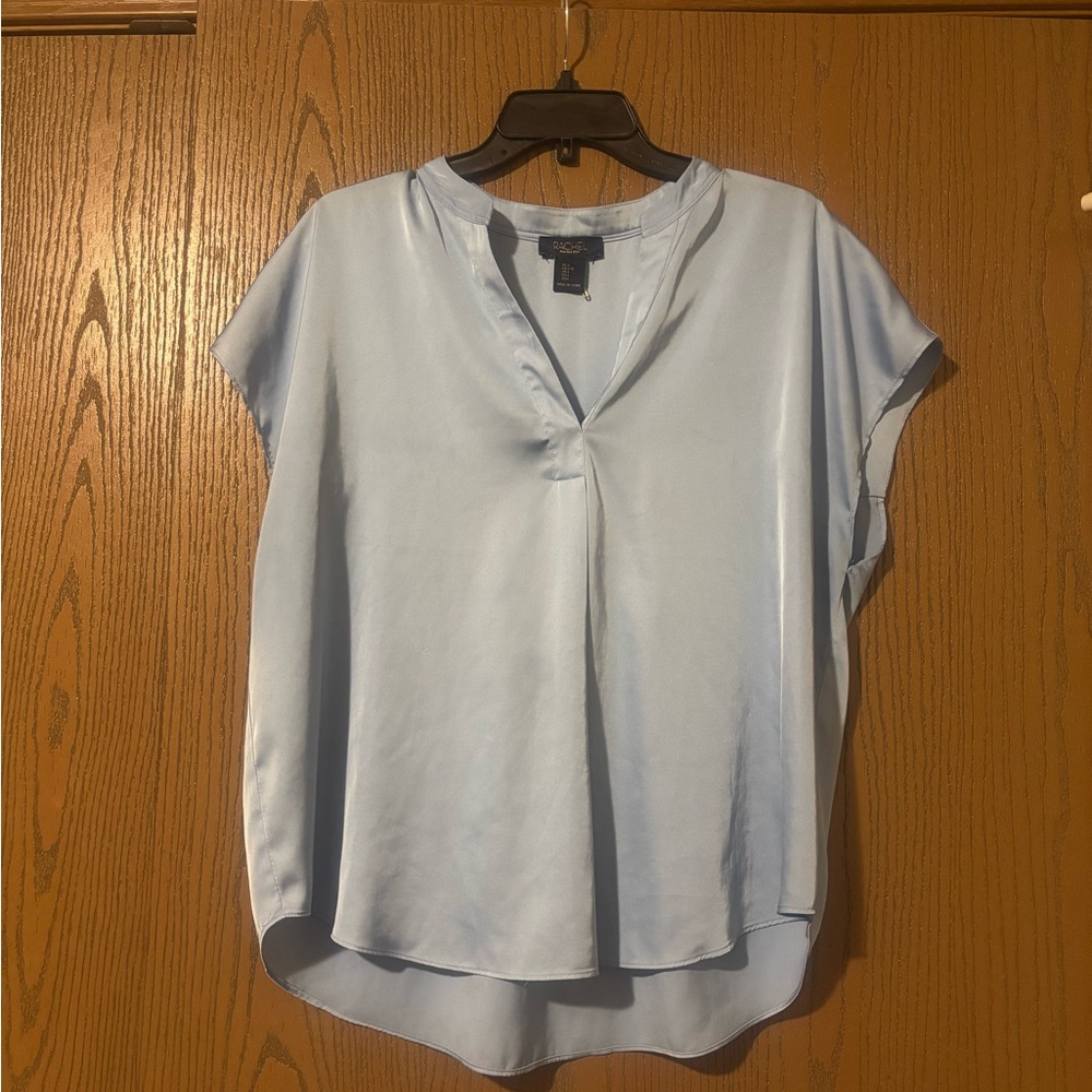 RACHEL Rachel Roy Sky Blue Blouse